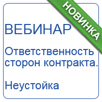 Ответственность сторон контракта. Неустойка